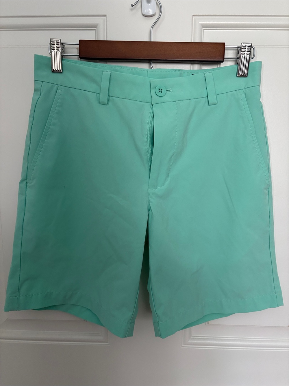 Vineyard Vines Mint Green Flat-Front Men's Shorts